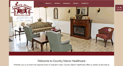 Desktop Screenshot of countrymanorhealthcare.com